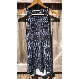 Tart Black/Blue/Purple Snakeskin Print Racerback Tank